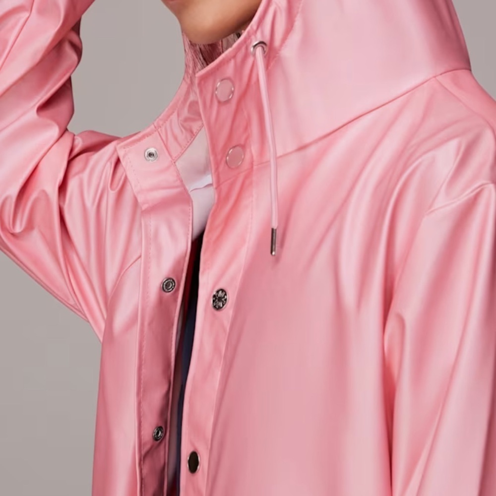 Pink Rains Unisex Long Jacket - Picture 7 of 15